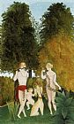 Happy Quartet by Henri Rousseau